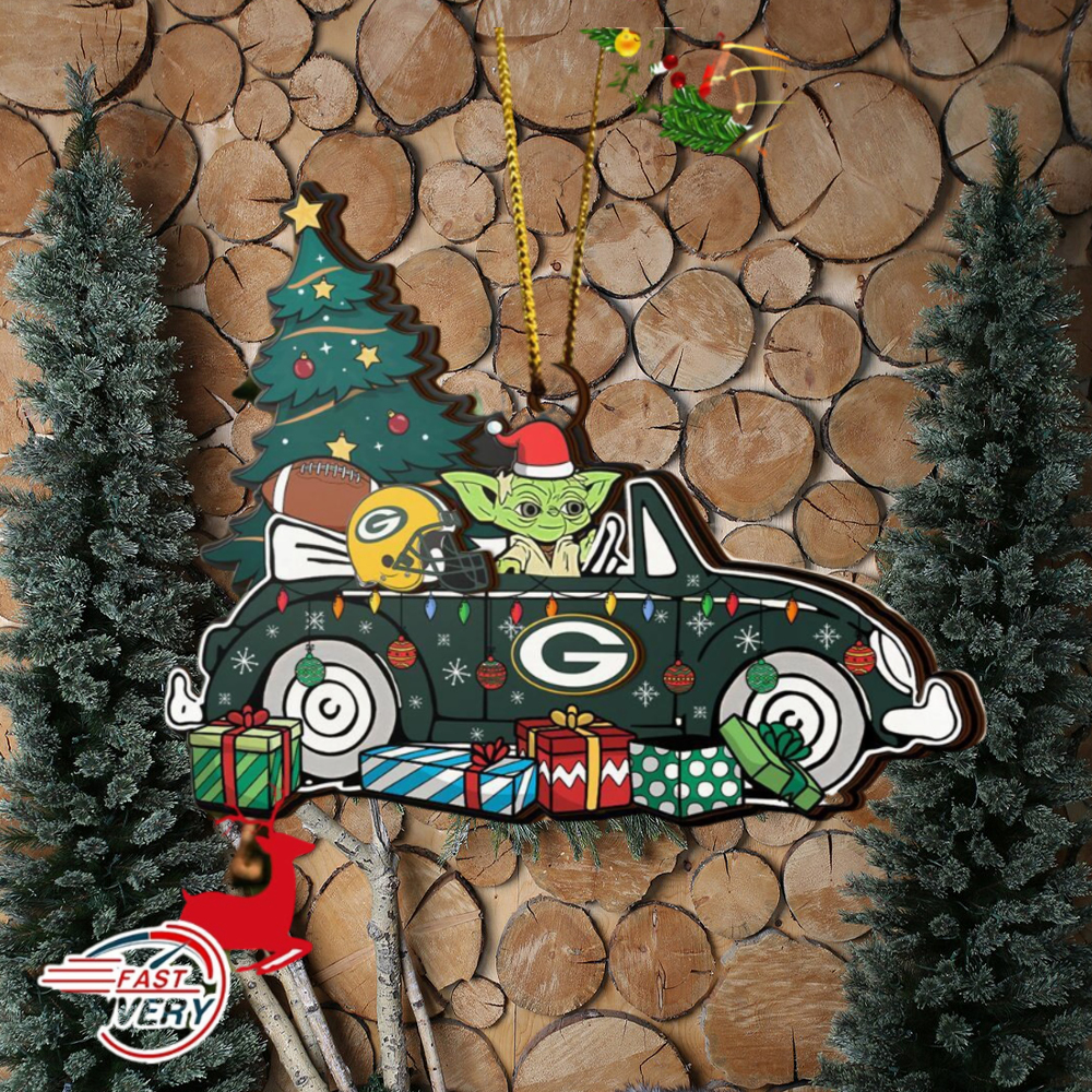 NFL Las Vegas Raiders And Baby Yoda Christmas Ornament 2023 Christmas Tree  Decorations - Binteez