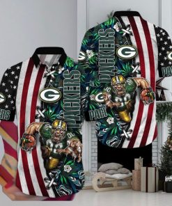 NFL Green Bay Packers Hawaii Shirt Mascot Aloha Summer Shirt