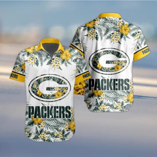 NFL Green Bay Packers Hawaiian Shirt Special Floral Tropical Team Spirit