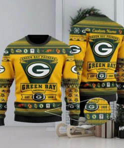 NFL Green Bay Packers Logo New Style Personalized Knitted 3D Sweater