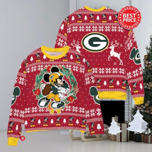 NFL Green Bay Packers x Mickey Mouse Christ Ugly Sweater