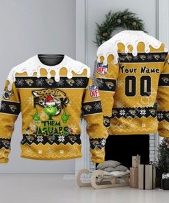 NFL Grinch Jacksonville Jaguars Personalized Limited Christmas Sweater Jumper