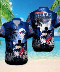 NFL Hawaiian Shirt – Mickey Mouse Buffalo Bills Hawaiian Shirt for Men & Women – Customized Hawaiian Shirt