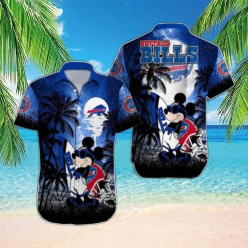 NFL Hawaiian Shirt – Mickey Mouse Buffalo Bills Hawaiian Shirt for Men & Women – Customized Hawaiian Shirt