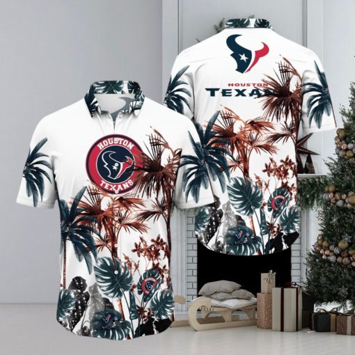 NFL Houston Texans Hawaii Shirt Palm Tree Aloha Shirt For Fans