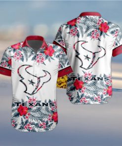 NFL Houston Texans Hawaiian Shirt Special Floral Tropical Team Spirit