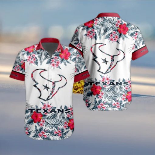 NFL Houston Texans Hawaiian Shirt Special Floral Tropical Team Spirit