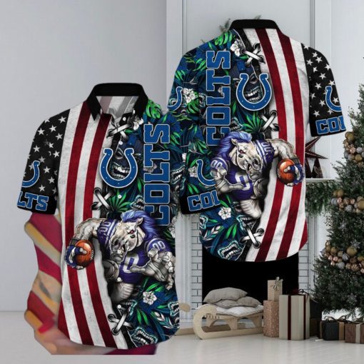 NFL Indianapolis Colts Hawaii Shirt Mascot Aloha Summer Shirt
