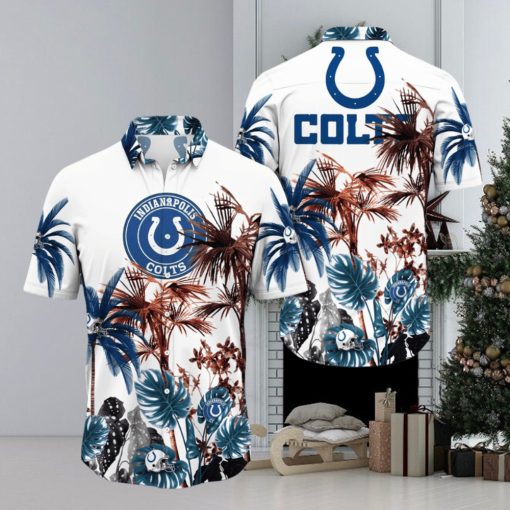 NFL Indianapolis Colts Hawaii Shirt Palm Tree Aloha Shirt For Fans