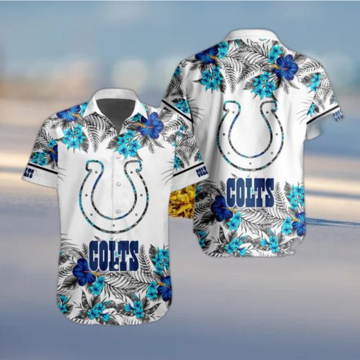 NFL Indianapolis Colts Hawaiian Shirt Special Floral Tropical Team Spirit