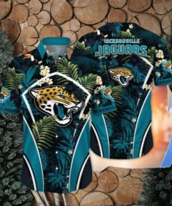 NFL Jacksonville Jaguars Custom Name Flower Summer Tropical Hawaiian Shirt