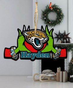 NFL Jacksonville Jaguars Grinch Christmas Ornament Personalized Your Name 2023 Christmas Tree