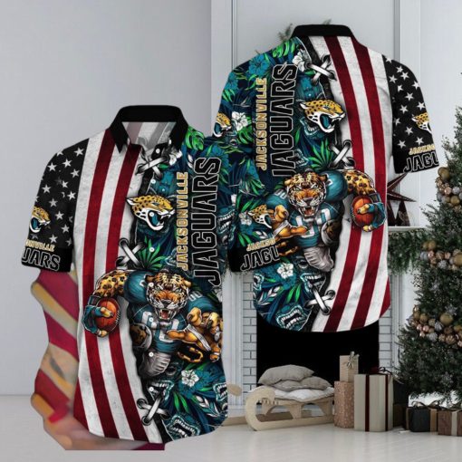 NFL Jacksonville Jaguars Hawaii Shirt Mascot Aloha Summer Shirt