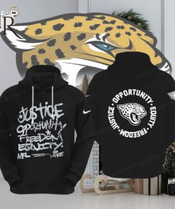 NFL Jacksonville Jaguars Justice Opportunity Equity Freedom Hoodie