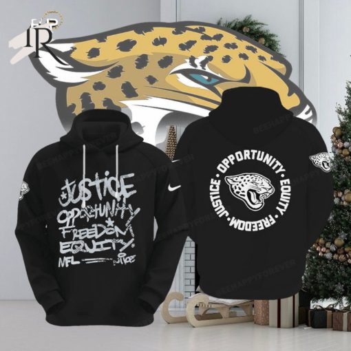 NFL Jacksonville Jaguars Justice Opportunity Equity Freedom Hoodie