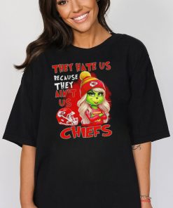 NFL Kansas City Chiefs Grinch Girl They Hate Us Bacause They Aint Us shirt