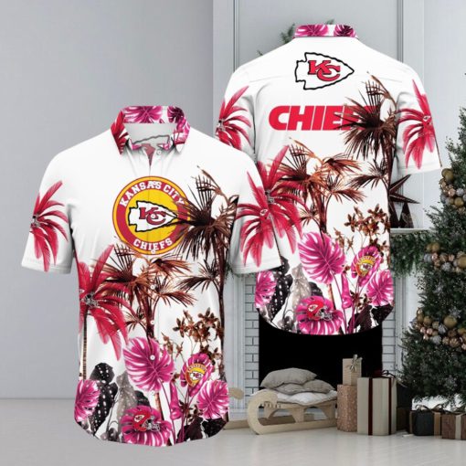 NFL Kansas City Chiefs Hawaii Shirt Palm Tree Aloha Shirt For Fans