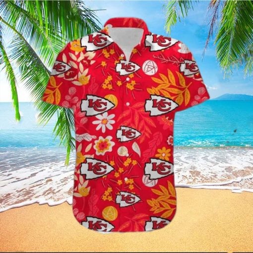 NFL Kansas City Chiefs Hawaiian Shirt Football Fans  Aloha Shirt