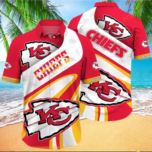 NFL Kansas City Chiefs Logo Hawaiian Shirt