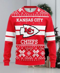 NFL Kansas City Chiefs New Season Weave Knitted Christmas 3D Sweater