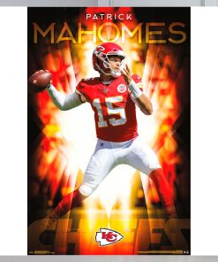 NFL Kansas City Chiefs Patrick Mahomes II 18 Wall Poster