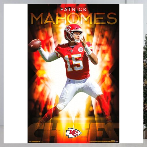 NFL Kansas City Chiefs   Patrick Mahomes II 18 Wall Poster