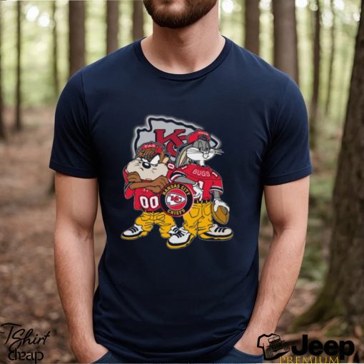 NFL Kansas City Chiefs T Shirt Print Bugs Bunny Nfl Bugs Bunny Tshirt For Fans