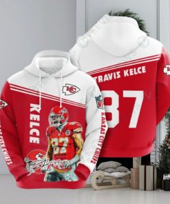 NFL Kansas City Chiefs Travis Kelce Best 3D Hoodies