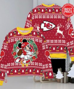 NFL Kansas City Chiefs x Mickey Mouse Christ Ugly Sweater