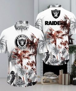 NFL Las Vegas Raiders Hawaii Shirt Palm Tree Aloha Shirt For Fans