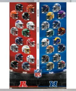 NFL League Helmets 22 Wall Poster