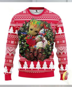 NFL Los Angeles Angels Groot Hug Christmas Ugly Sweater