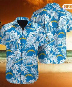 NFL Los Angeles Chargers Special Hawaiian Design Button Shirt