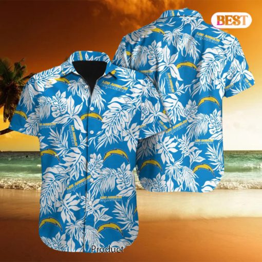 NFL Los Angeles Chargers Special Hawaiian Design Button Shirt