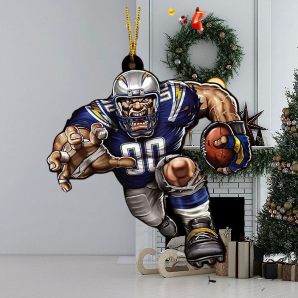 NFL Los Angeles Chargers Sport Ornament 2023 Christmas Tree Decorations NFL Los Angeles Chargers Sport Ornament 2023 Christmas Tree Decorations
