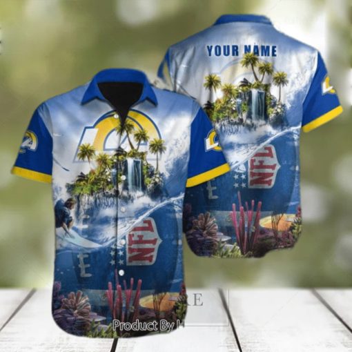 NFL Los Angeles Rams Hawaiian Shirt Hot Summer 2023