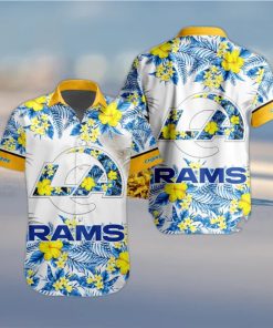 NFL Los Angeles Rams Hawaiian Shirt Special Floral Tropical Team Spirit