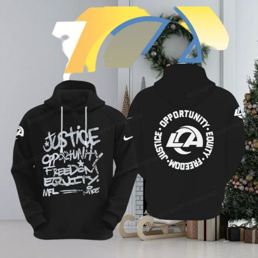 NFL Los Angeles Rams Justice Opportunity Equity Freedom Hoodie