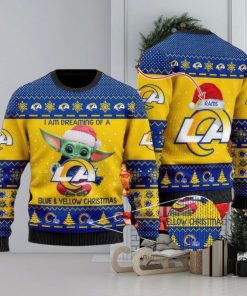 NFL Los Angeles Rams Ugly Christmas Sweater AOP Roast Custom Name