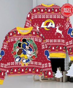 NFL Los Angeles Rams x Mickey Mouse Christ Ugly Sweater