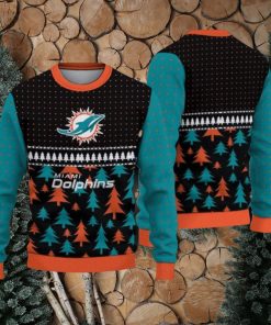 NFL Miami Dolphins Christmas Pattern Sport Christmas Ugly Sweater 3D