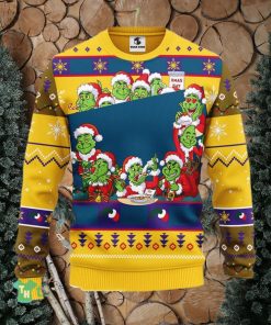 NFL Kansas City Chiefs Cute 12 Grinch Face Xmas Day Ugly Christmas Sweater  Sport Fans Men And Women Christmas Gift