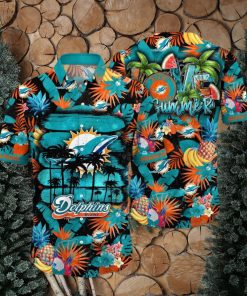 NFL Miami Dolphins Hawaii Shirt Flower Relaxed Island Wear