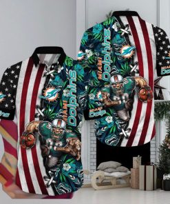 NFL Miami Dolphins Hawaii Shirt Mascot Aloha Summer Shirt