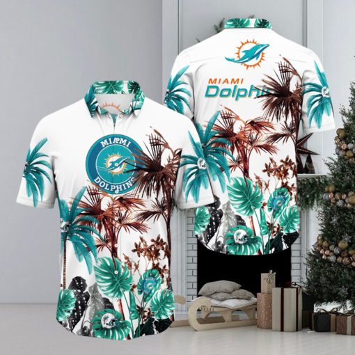 NFL Miami Dolphins Hawaii Shirt Palm Tree Aloha Shirt For Fans
