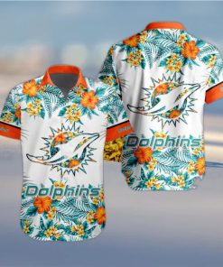 NFL Miami Dolphins Hawaiian Shirt Special Floral Tropical Team Spirit