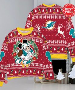 NFL Miami Dolphins x Mickey Mouse Christ Ugly Sweater