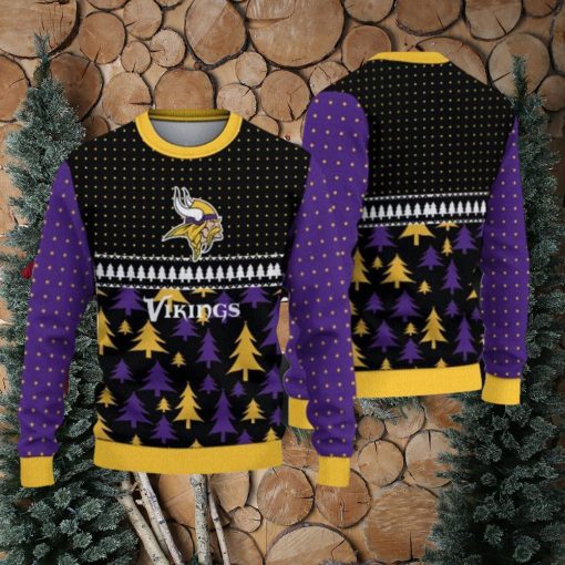 NFL Minnesota Vikings Christmas Pattern Sport Christmas Ugly Sweater 3D