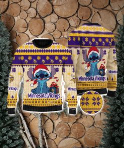 NFL Minnesota Vikings Cute Stitch Christmas Gift Ugly Christmas Sweater