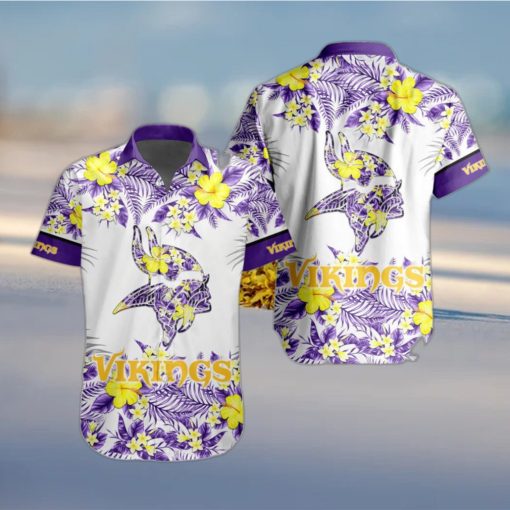 NFL Minnesota Vikings Hawaiian Shirt Special Floral Tropical Team Spirit